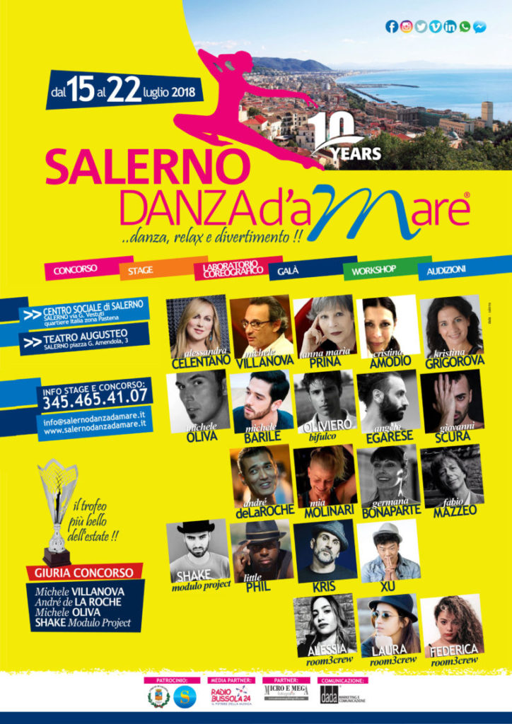 10 anni di Salerno Danza d'aMare SALERNO DANZA d’aMare