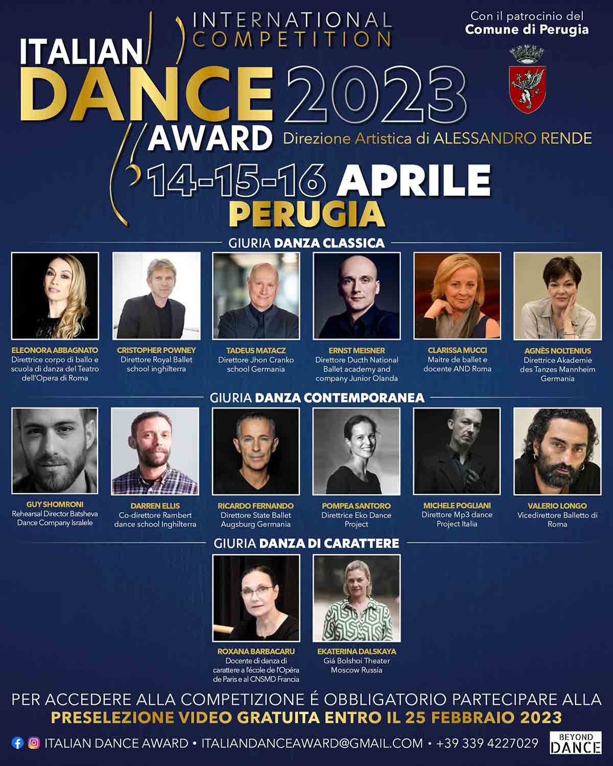 Le Finali di Italian Dance Award al Teatro Morlacchi di Perugia Italian Dance Award 2023 (Perugia 14/16 Aprile 2023)