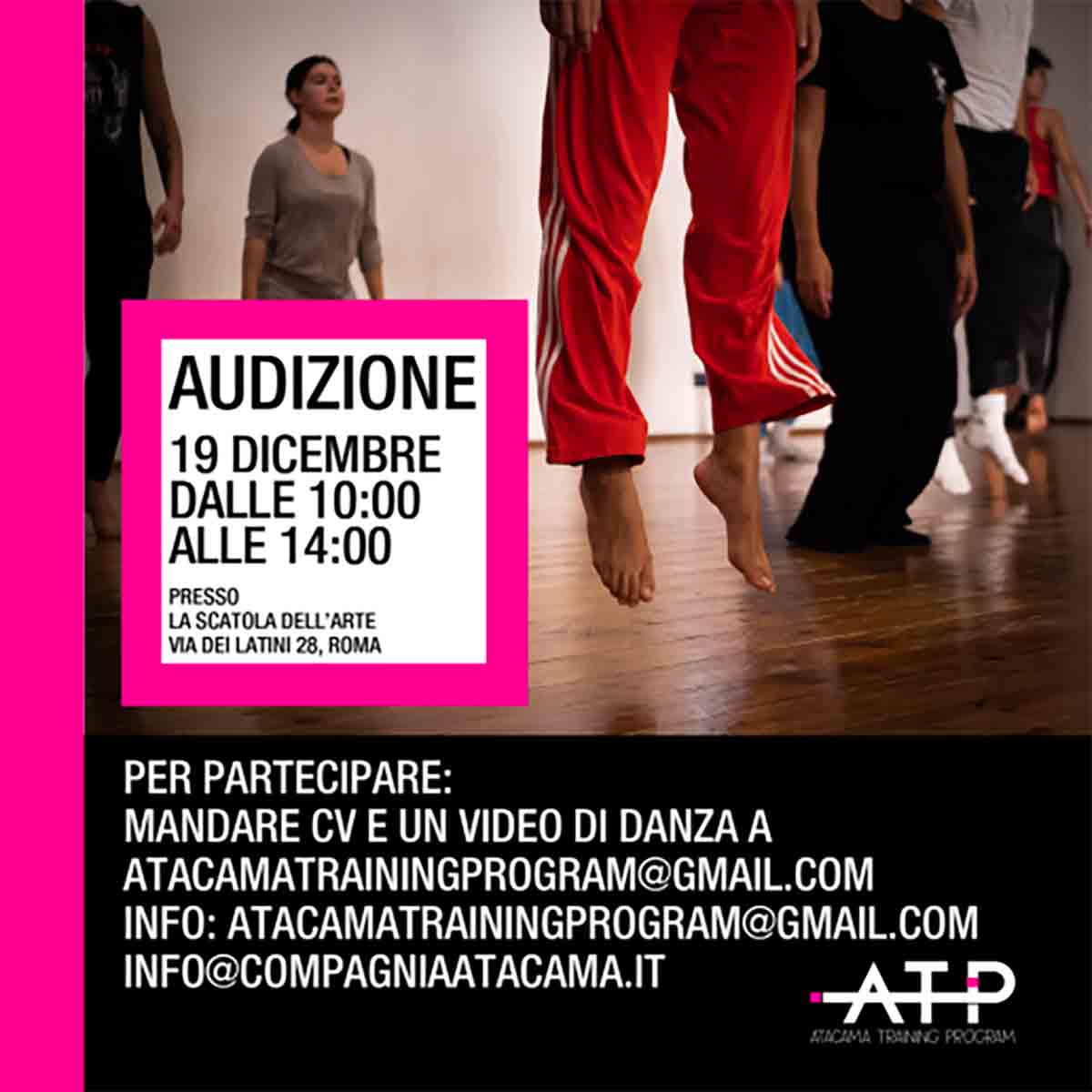 Atacama Training Program 2024 Audizione Atacama Training Program 2024