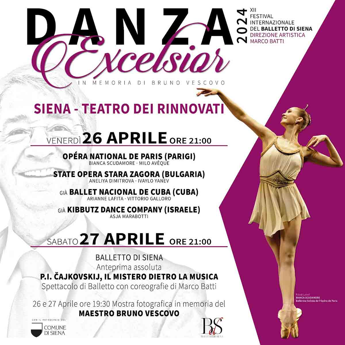 XII Festival Danza Excelsior - in memoria di Bruno Vescovo Festival Danza Excelsior