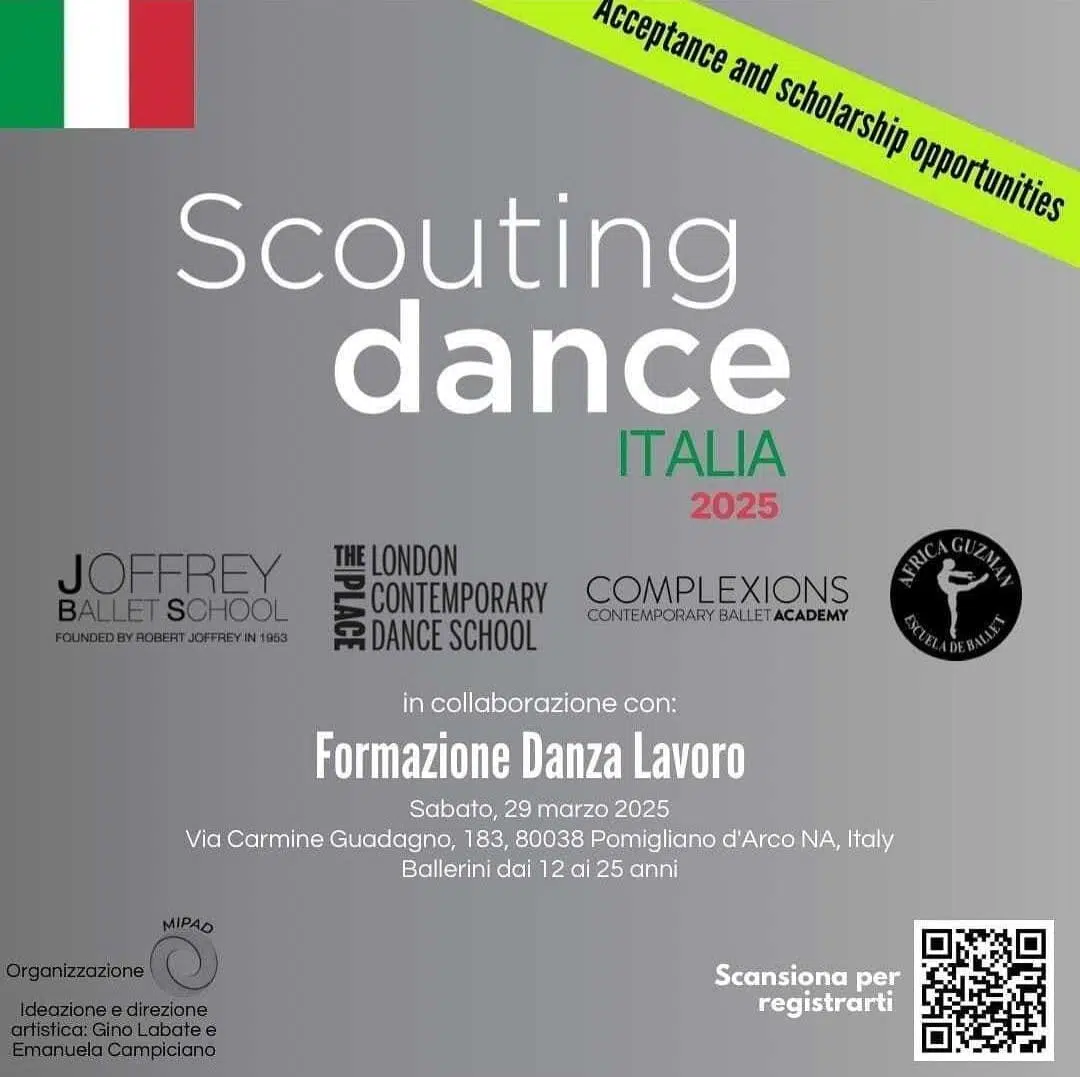 Formazione Danza Lavoro: continua il progetto di Scouting a 360° Scouting Dance - 29 marzo 2025