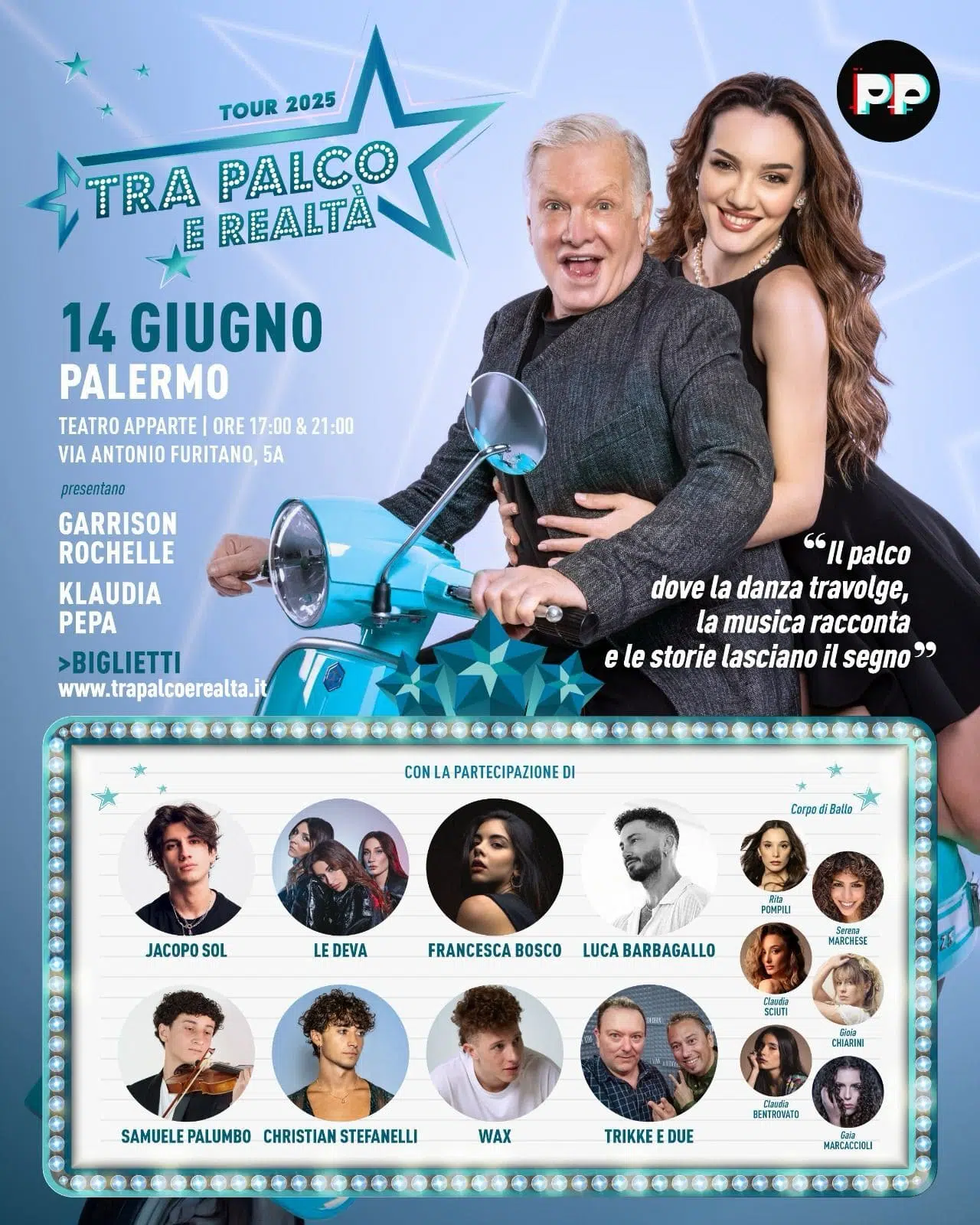 Tra Palco e Realtà: uno show di Danza, Musica e grandi emozioni Locandina Tra Palco e Realtà